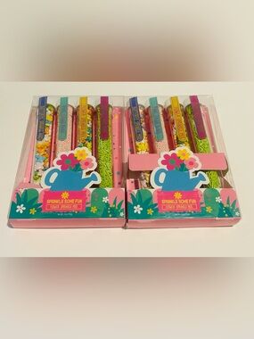 New 8 Vials of Sprinkles “Flower Sprinkle Mix” Sprinkle Some Fun